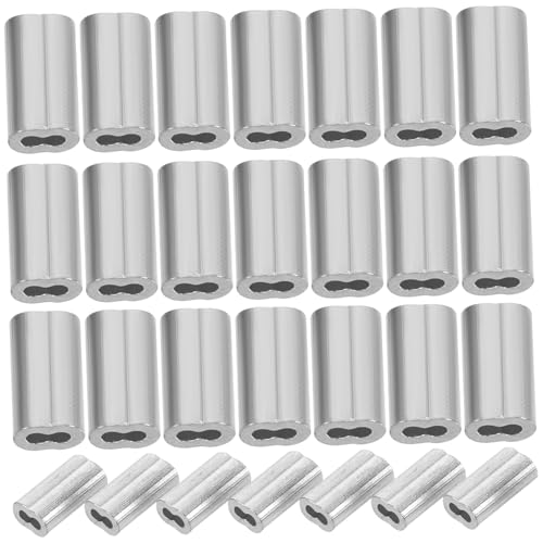 PRETYZOOM Aluminum 8-Shaped Wire Rope Chuck Crimping Tool Kit Wire Lugs for Cable Sleeves