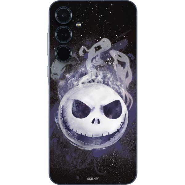 Skinit Decal Phone Skin Compatible with Galaxy A36 5G - Officially Licensed Disney The Nightmare Before Christmas Jack Skellington Face Art Design