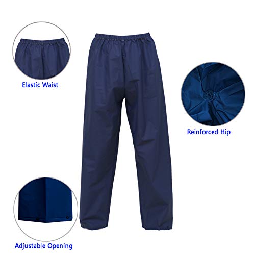 Ultra-Lite Rain Suit for Men Women Waterproof Protective Rain Coat with Pants 2 Pieces Rain Gear4