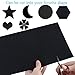 Self-Adhesive Silk Velvet Contact Paper roll Shelf Liner, Soft Velvet Liner, for Jewelry Drawer Handmade Fabric, Cabinet, Shelf, Jewelry Box, for Drawer DIY (17.7x118 inches, Black)