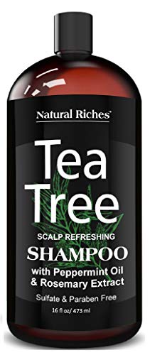 Natural Riches Tea Tree Shampoo - Special Tea Tree Oil Shampoo Fights Dandruff