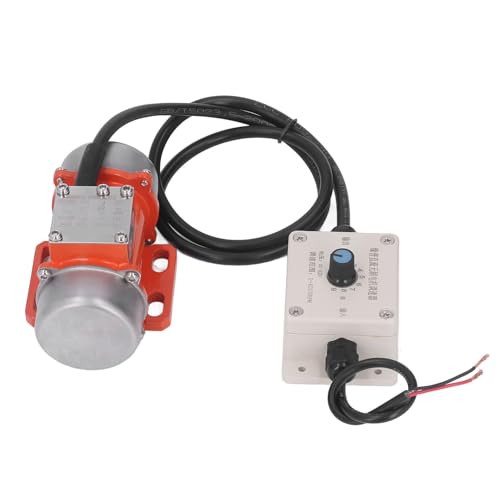 Motore Elettrico Vibrante 30W 4000 Giri/min IP65 Motore Vibrante per Vibratore per Calcestruzzo Motore Vibrante CC con Regolatore di velocità (DC12V)
