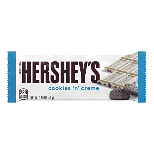 Hershey's Cookies 'N' Creme Candy, Bulk, Individually Wrapped, 1.55 Oz Bars (36 Count) #TOP1