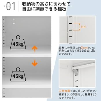 Amazon.co.jp: スチール書庫 引き戸タイプ 書類保管庫 保管庫