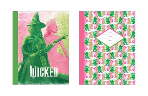 Wicked Pink & Green Composition Notebook Set (Set of 2) image 4