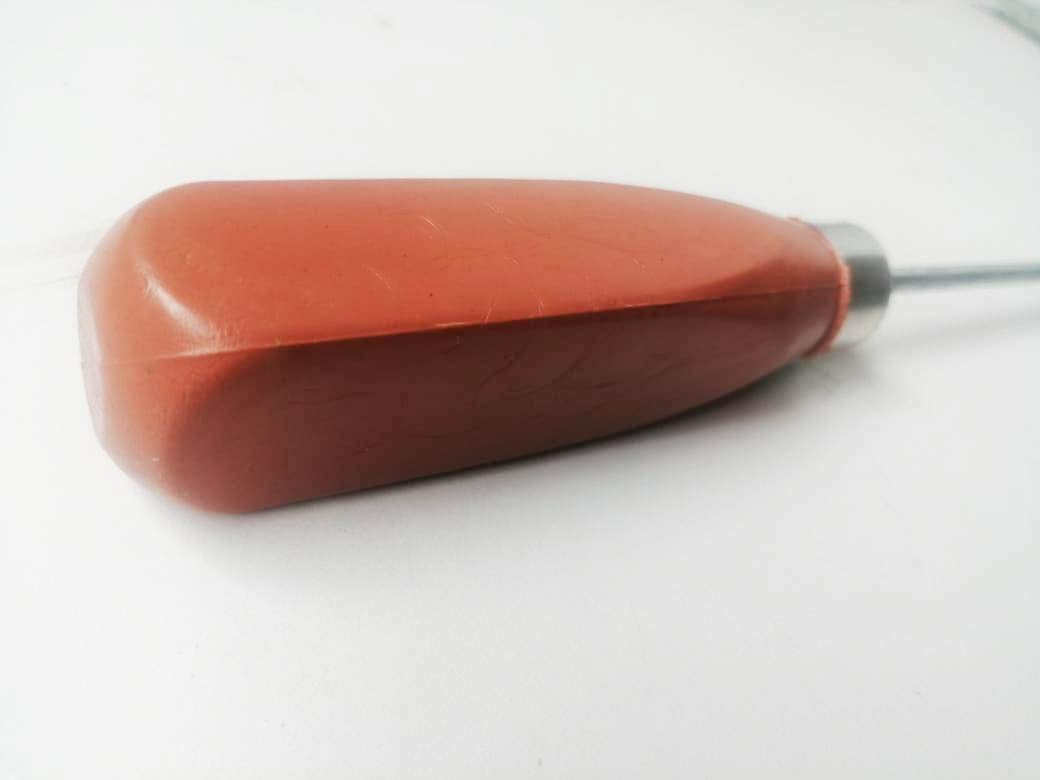 FTE Brown Fiber handle Ice pick/Puncher/Piercing Tool/Pocker With Sharp Edge For All Sort of Works- Size 27 x 3 cm
