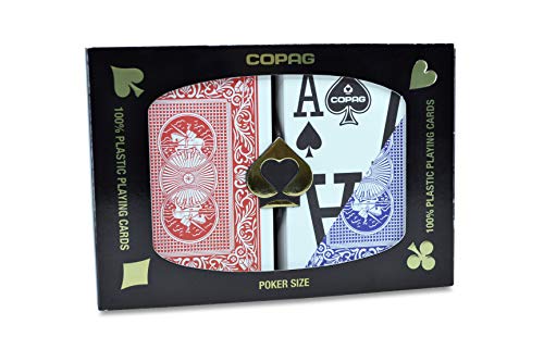 Cartas Copag Magnum Diseño 100% Plástico Poker miniatura 2