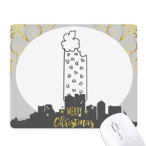 La nuit de noël tapis de souris contour noir unique à offrir pour les fêtes