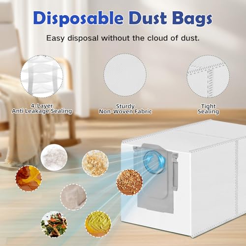 Image of 28 Pack Accessories Kit for Roborock Saros 20, Saros 10R, Qrevo CurvX | Qrevo Curv 2 Pro, Qrevo Edge 2 Robot Vacuum Replacement Parts, 2 Main Brushes 4 Filters 6 Side Brushes 6 Mop Pads 6 Dust Bags
