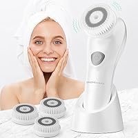 TOUCHBeauty Gesichtsbürste für Männer Skin Scrubber mit fortschrittlichen 6 Grad oszillierenden Vibration Reinigungstechnologie TB-1487(Weiß)