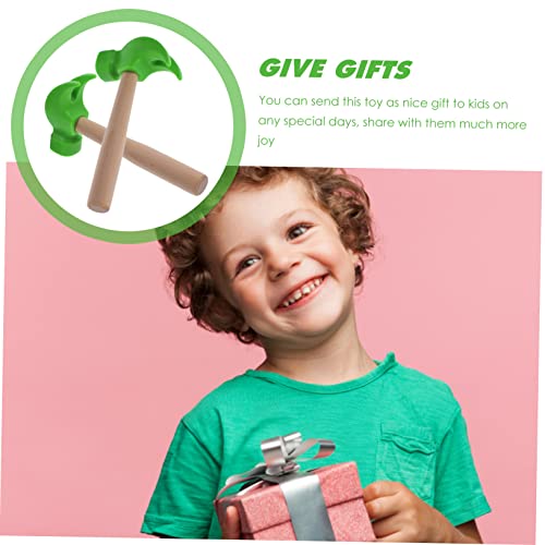 STAHAD Brinquedo De Fingir Brinquedo De Martelar Presentes Para Crianças 2 Pçs Martelo De Brinquedo