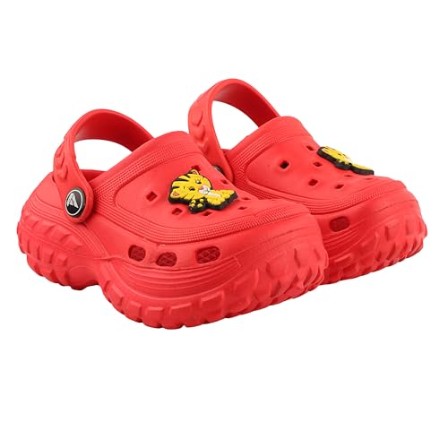 Image of FUEL Poddle Comfortable Indoor & Outdoor Casual Garden Clogs, Soft Cushioned Footbed and Lightweight EVA Slip-On Kids Clogs for Boys & Girls