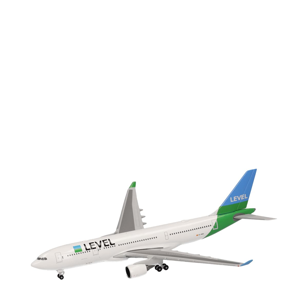 herpa Miniatura del avión Maersk Air Cargo Boeing 767-300F, Escala 1/500, Modelo prefabricado, maqueta de colleción, modelismo, Avion sin Soporte, Figura Metal