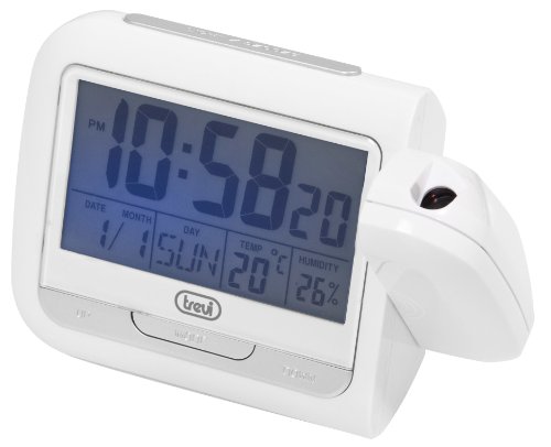 Trevi PJ 3027 - Despertador (Digital, 125 x 42 x 88 mm, AA, Color Blanco)