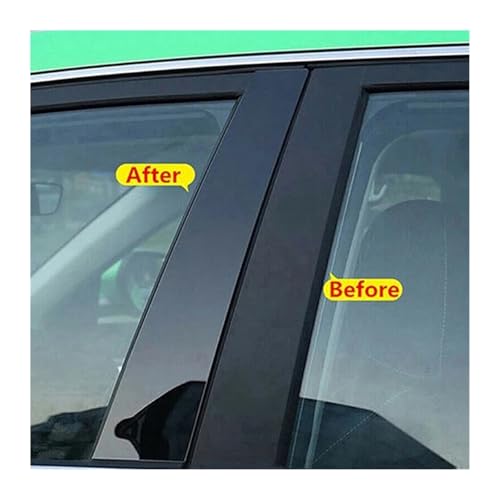 Cubiertas protectoras para postes de pilares de ventanas, 8 molduras para Prius 2010-2015 7