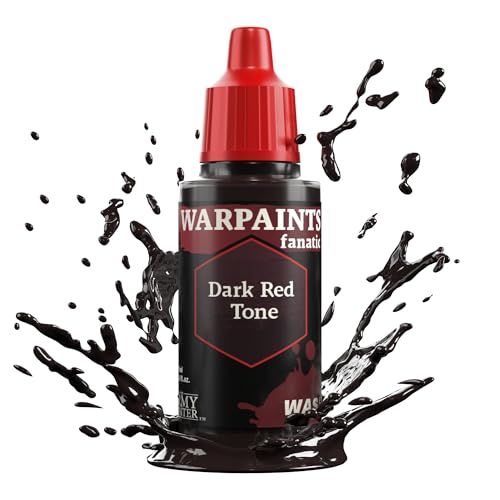 The Army Painter, Warpaints, pittura acrilica singola per hobby in miniatura, colore rosso scuro, pittura di qualitĂ per giochi di guerra in miniatura