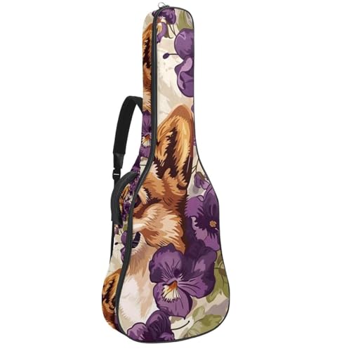 Sac pour guitare acoustique avec poches pour trajets et répétitions de musique