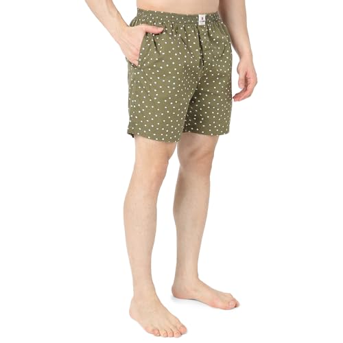 Image of Underjeans by Spykar Men Premium Olive Boxers