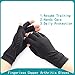 LTXB Copper Fingerless Compression Gloves - Copper Arthritis Gloves & Carpal Tunnel Pain Relief Compression Support for Joint Pain (M)