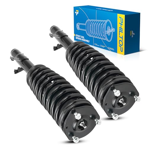 Image of PHILTOP Front Struts for Fusion 2006-2009 3.0L, Milan 2006-2009 3.0L, MKZ 2007-2009 3.5L, Zephyr 2006-2006, Shock Absorber Complete Suspension 172261*2, Struts with Coil Spring Assemblies SAA905 2 Pcs