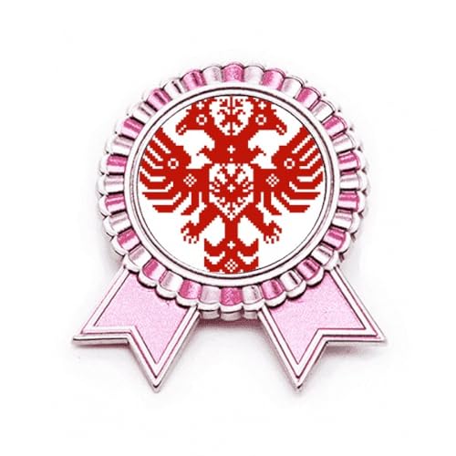 Broche aigle russe rose insigne militaire métal taille M veste
