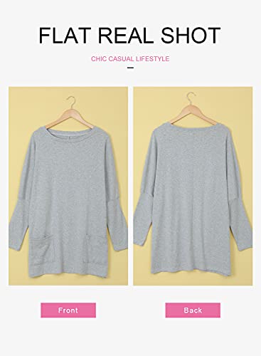 Dokotoo NIUW2511297-P Womens Tops Long Sleeve Shirts Fall Outfits For Women 2024 Tunics Tops Blouse Fashion Oversized Sweatshirt Tshirts Long Tops Tunic thumb #3