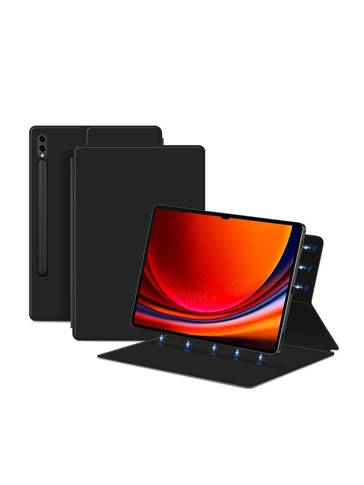 Custodia protettiva per tablet PC custodia magnetica compatibile con Samsung Galaxy Tab S9 Ultra 5G 14,6 pollici 2023 (SM-X910/X916B/X918U) custodia sottile per tablet, attacco magnetico, copertura