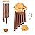 UpBlend Outdoors Wind Chimes for Outside - Deep Tone Wind Chimes, Windchimes Outdoors, Memorial, Sympathy, Loss of Loved One, Gifts for Women, Ideas for Mom, Grandma, Outdoor Porch, 29" Copper Red