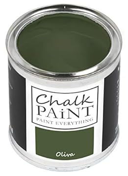 Chalk Paint Everything® Oliva (Olive Green) – 250 ml Water-Based Chalk Paint for Shabby Chic Furniture, Décor, and Upcycling Projects – Non-Toxic, Easy to Apply