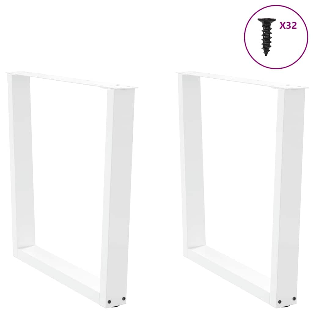 Nogi stołu w kształcie litery V 2 sztuki 90 x (72-73,3) cm stal