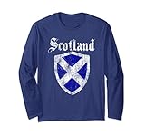 Vintage Scottish Rugby Shirt | Scotland Rugby Football Top Long Sleeve T-Shirt