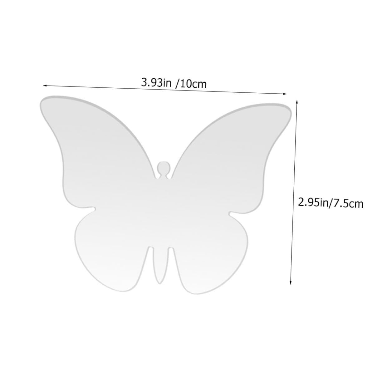 Cabilock 30 Sätze Teiliges Tischschilder mit Holzsockel Dekorative Schmetterling Sitzplatzkarten Transparente Hochzeit Tischkarten für Eventdekoration Wiederverwendbar und Leicht zu