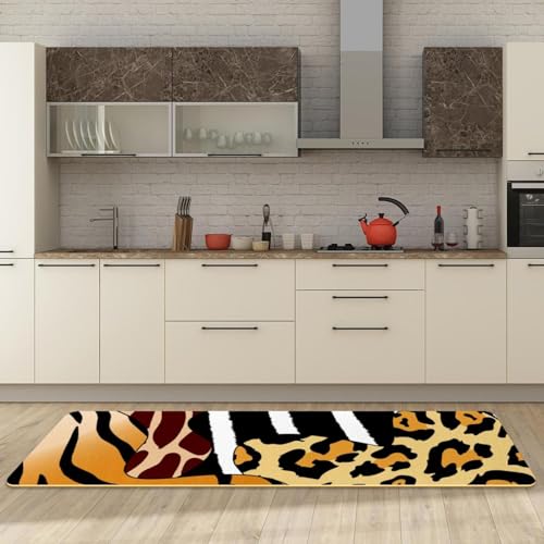 Alfombrillas de cocina antideslizantes para evitar resbalones, pack de 2 lavables 3