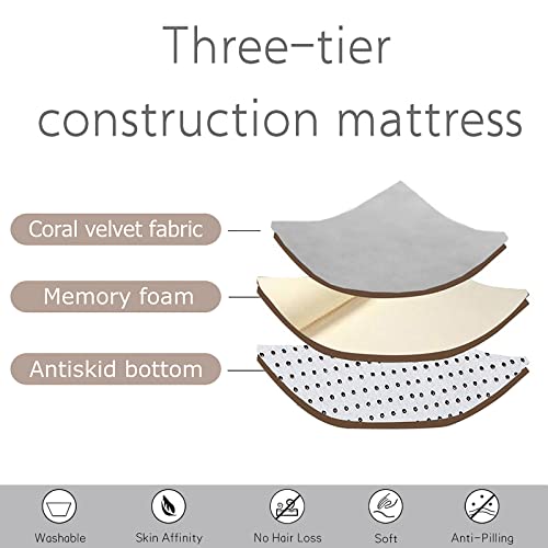 Oschf Dog Bed With Rails - Elevated Pet Metal Bed Frame With Solid Wood Board And Washable Soft Mat For Medium Dog Indoor Or Outdoor Use, 25.2" X 37.8", White #TOP2