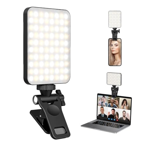Luz LED de video para eliminar sombras molestas iluminacion de 6500K de 4 W recargable 3