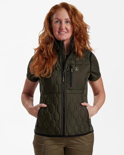 Deerhunter Lady Mossdale Quilted Waistcoat Forest Green
