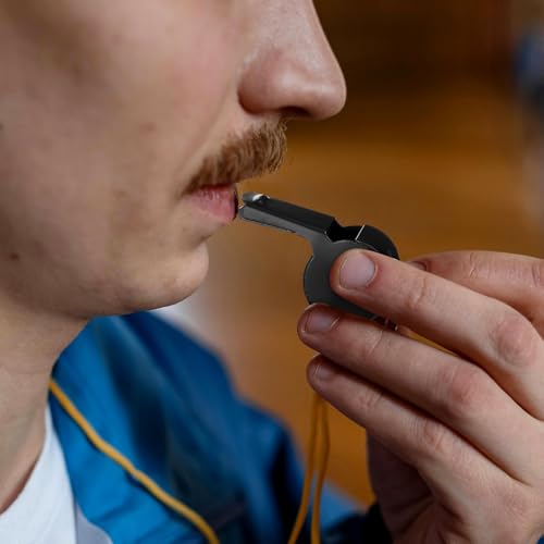 2 silbatos metálicos con sonido fuerte para entrenadores miniatura 4