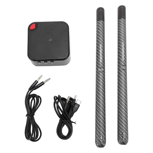 Electric Virtual Drumsticks Portable Airdrum Set para Entrenamiento Silencioso para Adultos, 2 Sonidos Bluetooth Ideal para Aprendizaje en Interiores y Exteriores miniatura 5