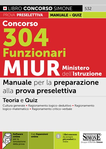 Concorso 304 Funzionari MIUR - Ministero dell’istruzione