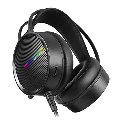 NUBWO X98 Gaming USB Wired Over Ear Headphones with Virtual 7.1 Surround Sound with Mic & RGB, Compatible with PC, Ps5, Xbox One Controller, Xbox_One, Windows, Playstation4 (Black) (X 98) (B09ZSMDFTR) Amazon Price History, Amazon Price Tracker
