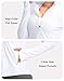G Gradual Women's UPF 50+ Sun Protection Hoodie Jacket Lightweight Zip Up Jackets Long Sleeve Shirts for Women Hiking Outdoor(White,XXL)