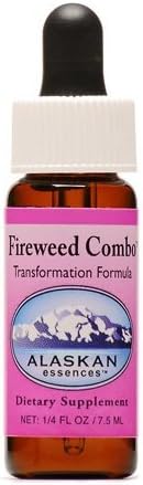 AlaskanEssences Fireweed 7.5ml Combination Flower Essence - Transformation & Renewal