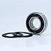 6204 3NC 6204RS 6204HC Hybrid Ceramic Bearing ABEC-1 Si3N4 Industry Motor Spindle Hybrids Ball Bearings 20 * 47 * 14 mm