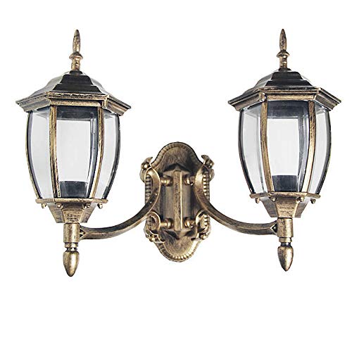 Lanterne extérieure étanche style européen pour illuminer un couloir de jardin