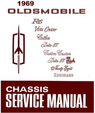 1969 Olds Supreme 442 Cutlass 88 Toronado Shop Service Repair Manual Book Engine