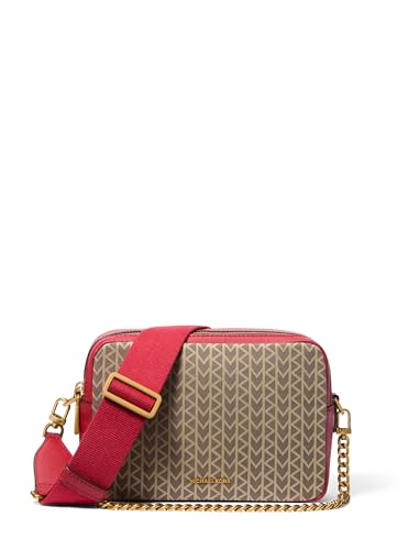 Image of Michael Kors Bryant Medium Double Zip Chain Camera Crossbody Bag