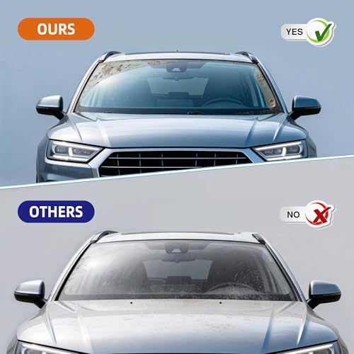 Image of 24 inch+17 inch Windshield Wiper Blades with 13 inch Rear Wiper Replacement for GMC Terrain /Chevy Equinox 2010 2011 2012 2013 2014 2015 2016 2017-OEM Quality All-Weather Top Lock Wipers(Set of 3)