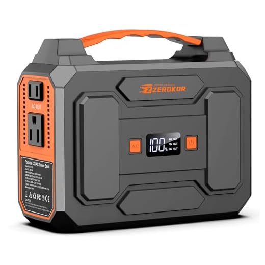 ZeroKor Portable Power Station, 100W Power Pack with AC Outlet, Portable Solar Generator 146Wh External Battery with DC USB C QC3.0 for Smart Devices Camping Home RV VanLife(without Solar Panel)