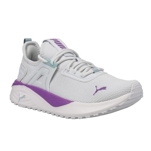 PUMA Womens Pacer 23 Running Sneakers Shoes - Grey, Purple - Size 9 M2