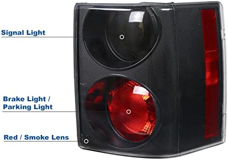 Miniatura 2 de Luces traseras de freno traseras negras compatibles con Land Rover Range Rover 2006-2009